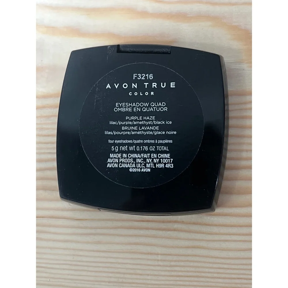 Avon True Color Eyeshadow Quad Purple Haze F3216 Lilac Amethyst 0.176oz